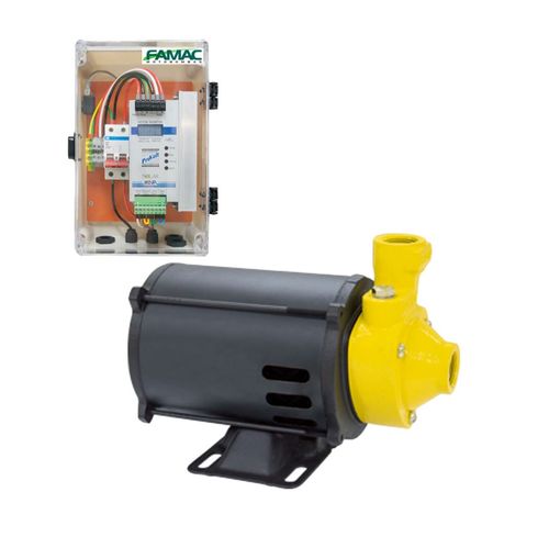 Kit Bomba Monoestágio Famac Solar FSP60-1 1/2 Cv 42V Trifásico + Inversor incluso