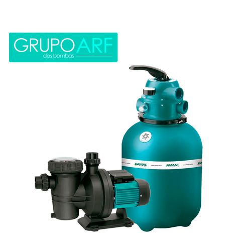 BOMBA DE PISCINA ESPA IRIS 500M + Filtro 350 Litros 220V - MOTOR 1/3CV Monofásica