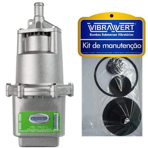Bomba Submersa De Poço Rymer 2000 + Kit de Manutenção Extra em 220V
