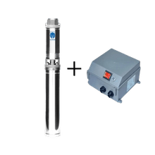 Bomba Submersa Leão 4" Polegadas 4R3PA-05 1/2Cv 250v Monofasico B25 Com Painel