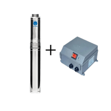 Bomba Submersa Leão 4" Polegadas 4R3IB-05 1/2Cv 110v Monofasico B25 Com Painel
