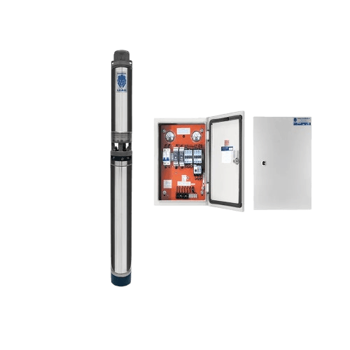 Bomba Submersa Leão 4" Polegadas 4R3RPA-09 3/4Cv 220V Trifasico Com Painel