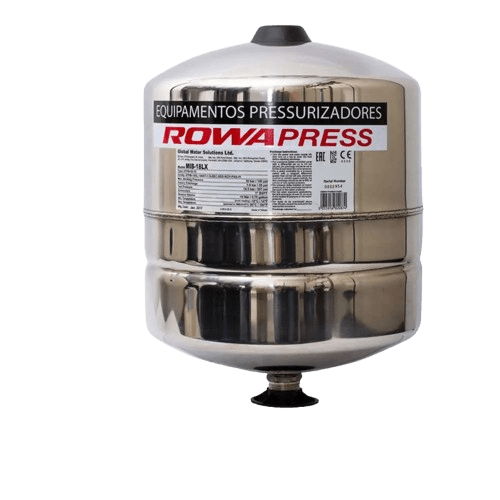 Tanque De Expansão Rowa 18L Aço Inox